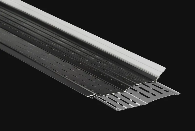 Professional installation of an Alu-Rex gutter guard